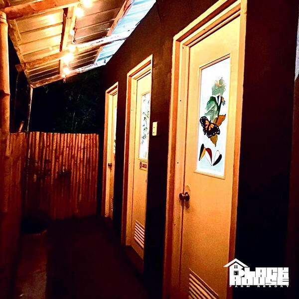 Three Outdoor Bathrooms